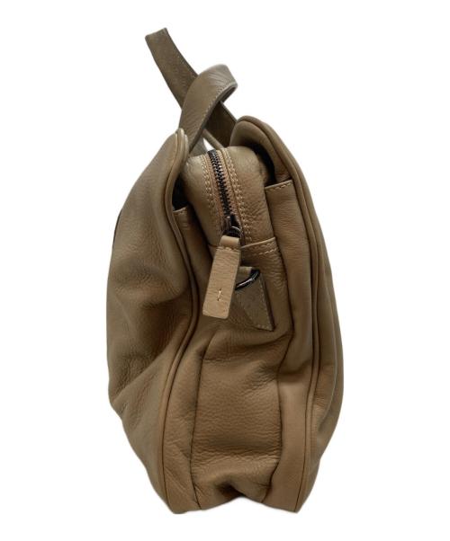 ARMANI COLLEZIONI（アルマーニ コレツィオーニ）ARMANI COLLEZIONI (アルマーニ コレツィオーニ) レザー2WAYバッグ ベージュ サイズ:-の古着・服飾アイテム