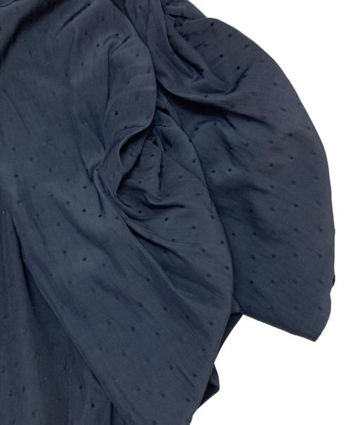 CELFORD（セルフォード）CELFORD (セルフォード) 割繊ドットワンピース ネイビー サイズ:36の古着・服飾アイテム