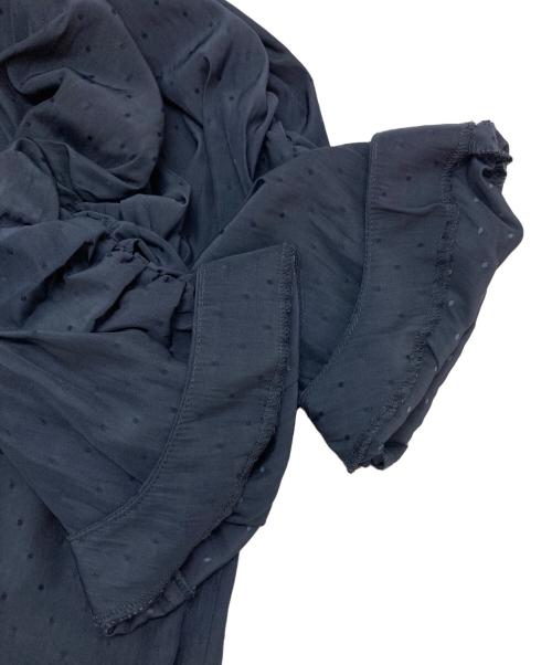 CELFORD（セルフォード）CELFORD (セルフォード) 割繊ドットワンピース ネイビー サイズ:36の古着・服飾アイテム