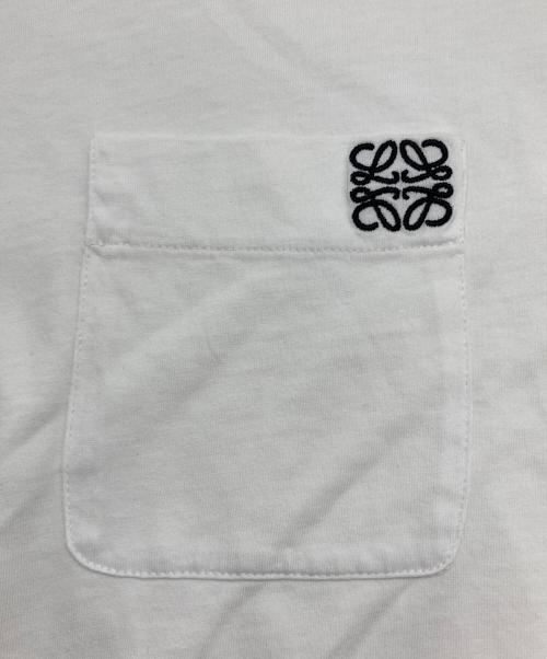 LOEWE（ロエベ）LOEWE (ロエベ) ANAGRAM LONG SLEEVE T SHIRT ホワイト サイズ:Lの古着・服飾アイテム