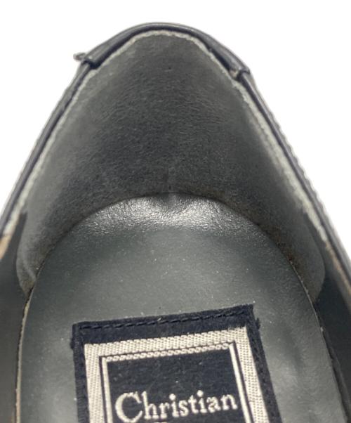 Christian Dior MONSIEUR（クリスチャンディオールムッシュ）Christian Dior MONSIEUR (クリスチャンディオールムッシュ) レザーシューズ ブラック サイズ:38の古着・服飾アイテム
