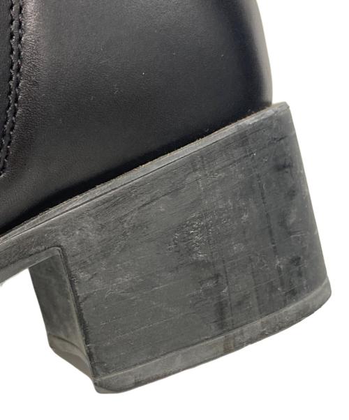 Salvatore Ferragamo（サルヴァトーレ フェラガモ）Salvatore Ferragamo (サルヴァトーレ フェラガモ) レザーロングブーツ ブラック サイズ:SIZE 6 1/2の古着・服飾アイテム