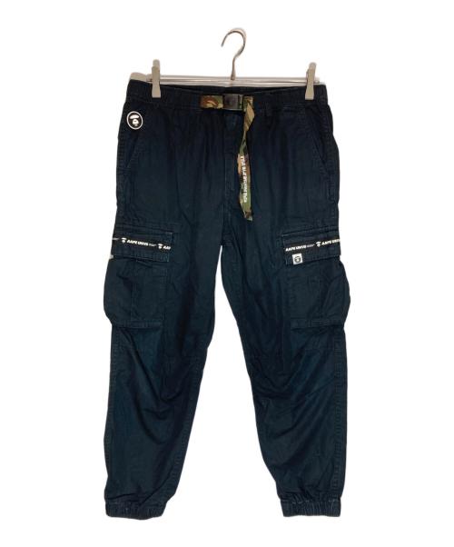 A BATHING APE（アベイシングエイプ）A BATHING APE (アベイシングエイプ) カーゴパンツ ブラック サイズ:Ⅿの古着・服飾アイテム