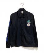 NIKEナイキ）の古着「AS M NSW HBR-S UL COACHES JKT BLACK/WASHED TEAL」｜ブラック