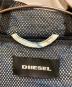 中古・古着 DIESEL (ディーゼル) タイダイ染めナイロンシワ加工マウンテンパーカー ブルー×ホワイト サイズ:SIZE L：5000円