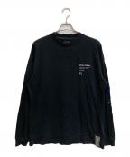 ARCHITECT.4.ARCHIVEエーフォーエー）の古着「ロングスリーブカットソー」｜ブラック