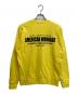 AMERICAN WANNABE (アメリカンワナビー) SHOP LOGO CREW SWEAT イエロー サイズ:SIZE L：5000円