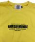 中古・古着 AMERICAN WANNABE (アメリカンワナビー) SHOP LOGO CREW SWEAT イエロー サイズ:SIZE L：5000円