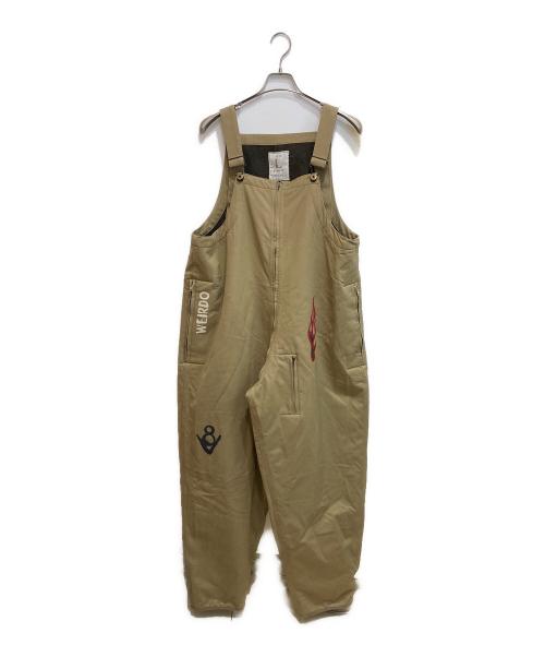 WEIRDO（ウィアード）WEIRDO (ウィアード) PSYCHO FLAMES - OVERALL カーキ サイズ:Lの古着・服飾アイテム