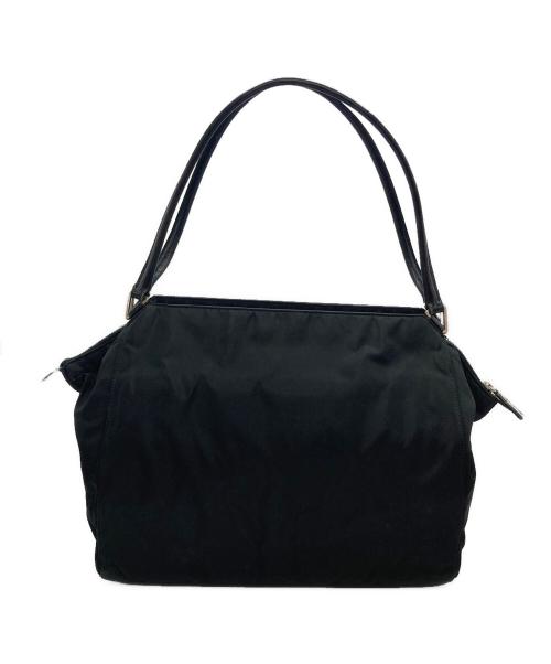 PRADA（プラダ）PRADA (プラダ) トライアングルロゴナイロンハンドバッグ ブラック サイズ:-の古着・服飾アイテム