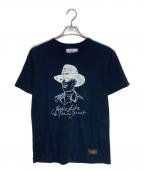 NEIGHBORHOODネイバーフッド）の古着「プリントTシャツ」｜ブラック