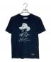 NEIGHBORHOOD（ネイバーフッド）の古着「プリントTシャツ」｜ブラック