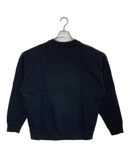 LEVI'S（リーバイス）LEVI'S (リーバイス) NETFLIX (ネットフリックス) 刺繍スウェット ブラック×レッド サイズ:Sの古着・服飾アイテム