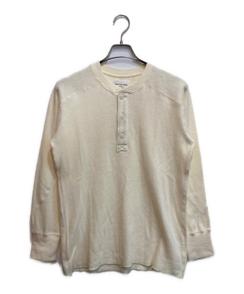 HOUSTON（ヒューストン）HOUSTON (ヒューストン) ヘビーサーマルヘンリーネックカットソー アイボリー サイズ:SIZE REGULAR LARGEの古着・服飾アイテム