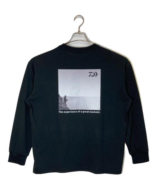 DAIWA PIER39（ダイワ ピア39）DAIWA PIER39 (ダイワ ピア39) プリントカットソー ブラック サイズ:Ⅿの古着・服飾アイテム