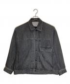 LAD MUSICIANラッドミュージシャン）の古着「12oz DENIM BLOUSON」｜ブラック