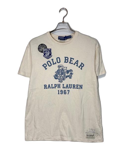 POLO RALPH LAUREN（ポロ・ラルフローレン）POLO RALPH LAUREN (ポロ・ラルフローレン) クラシックフィットポロベアT アイボリー サイズ:Sの古着・服飾アイテム