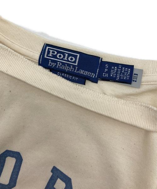 POLO RALPH LAUREN（ポロ・ラルフローレン）POLO RALPH LAUREN (ポロ・ラルフローレン) クラシックフィットポロベアT アイボリー サイズ:Sの古着・服飾アイテム