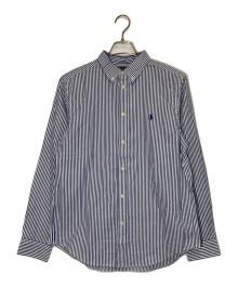 POLO RALPH LAUREN（ポロ・ラルフローレン）の古着「ストライプシャツ」｜ネイビー×ホワイト