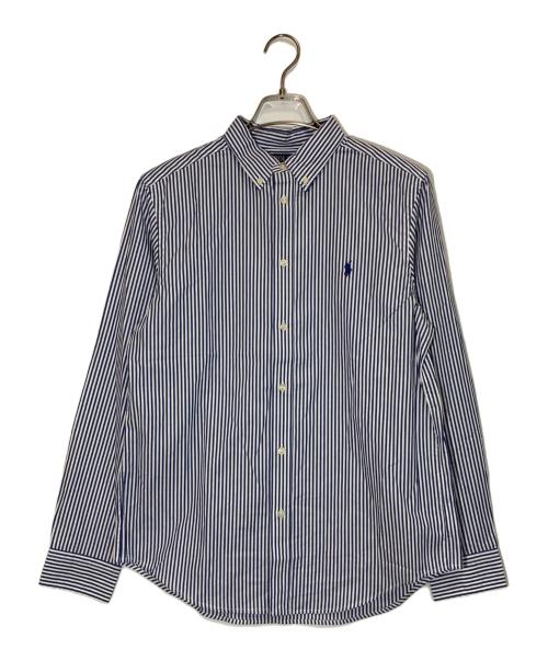 POLO RALPH LAUREN（ポロ・ラルフローレン）POLO RALPH LAUREN (ポロ・ラルフローレン) ストライプシャツ ネイビー×ホワイト サイズ:SIZE 170の古着・服飾アイテム