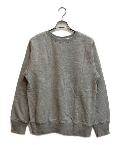 THE NORTHFACE PURPLELABEL（ザ・ノースフェイス パープルレーベル）THE NORTHFACE PURPLELABEL (ザ・ノースフェイス パープルレーベル) 10oz Mountain Crew Neck Sweat グレー サイズ:Ⅿの古着・服飾アイテム