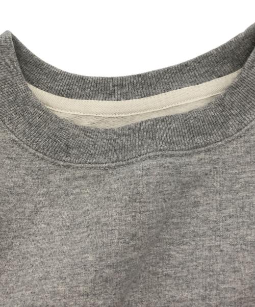 THE NORTHFACE PURPLELABEL（ザ・ノースフェイス パープルレーベル）THE NORTHFACE PURPLELABEL (ザ・ノースフェイス パープルレーベル) 10oz Mountain Crew Neck Sweat グレー サイズ:Ⅿの古着・服飾アイテム