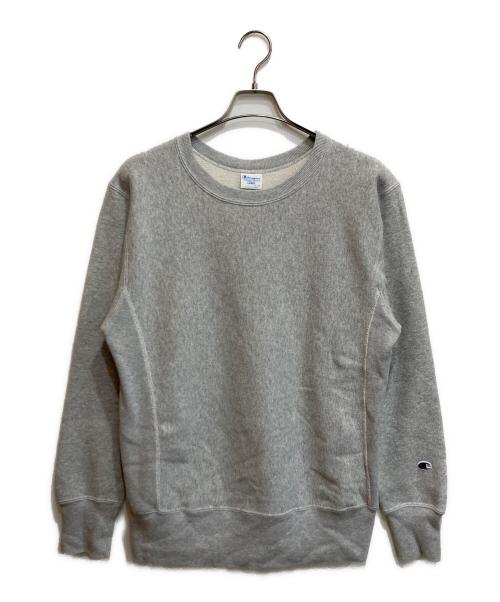 Champion REVERSE WEAVE（チャンピオン リバース ウィーブ）Champion REVERSE WEAVE (チャンピオン リバース ウィーブ) 11.5oz クルーネックスウェット グレー サイズ:Ⅼの古着・服飾アイテム