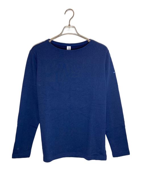 LOOPWHEELER（ループウィラー）LOOPWHEELER (ループウィラー) クルーネックスウェット ネイビー サイズ:Lの古着・服飾アイテム