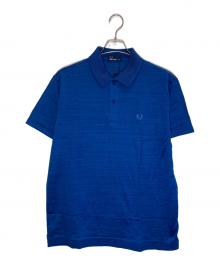 FRED PERRY（フレッドペリー）の古着「ロゴ刺繍ポロシャツ」｜ブルー