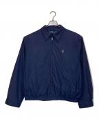 POLO RALPH LAURENポロ・ラルフローレン）の古着「裏地チェックスイングトップ」｜ネイビー