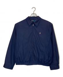 POLO RALPH LAUREN（ポロ・ラルフローレン）の古着「裏地チェックスイングトップ」｜ネイビー