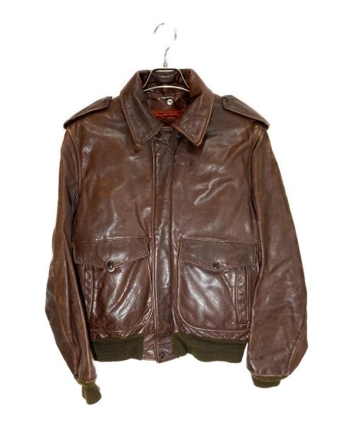 Schott（ショット）Schott (ショット) A-2フライトレザージャケット ブラウン サイズ:SIZE 40の古着・服飾アイテム