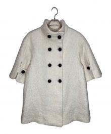 sheller（シェリエ）の古着「classical cape like coat」｜ホワイト