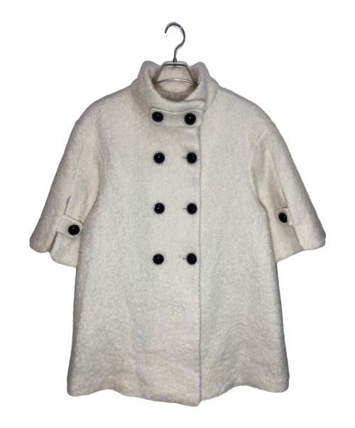 sheller（シェリエ）sheller (シェリエ) classical cape like coat ホワイト サイズ:SIZE Freeの古着・服飾アイテム