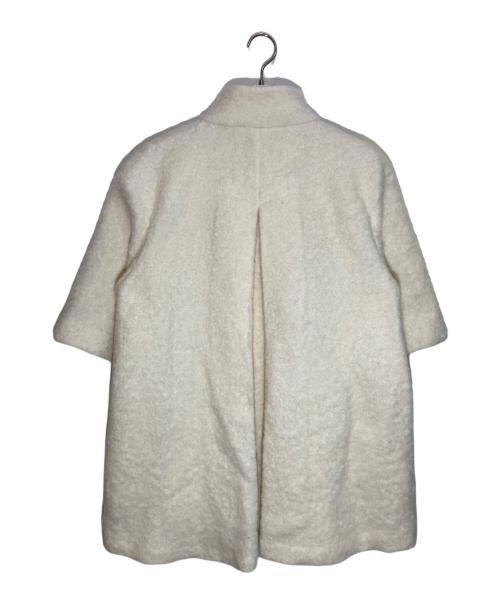 sheller（シェリエ）sheller (シェリエ) classical cape like coat ホワイト サイズ:SIZE Freeの古着・服飾アイテム