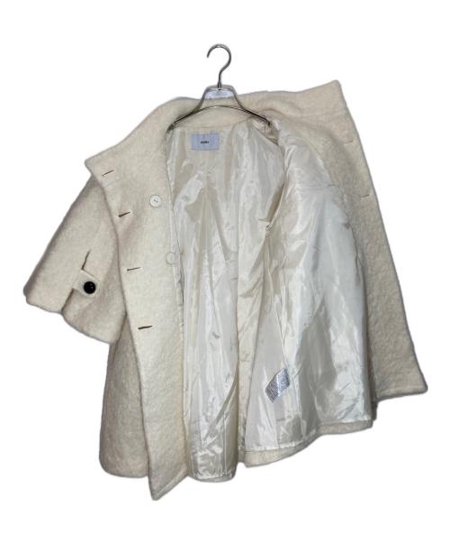 sheller（シェリエ）sheller (シェリエ) classical cape like coat ホワイト サイズ:SIZE Freeの古着・服飾アイテム