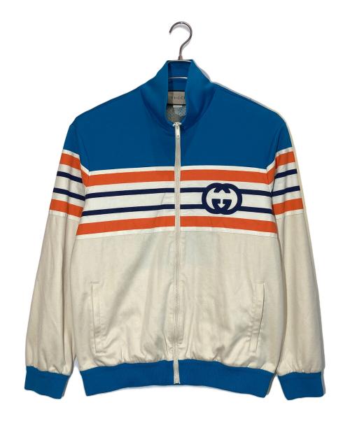 GUCCI（グッチ）GUCCI (グッチ) トラックジャケット ベージュ サイズ:Lの古着・服飾アイテム