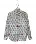 BLACK COMME des GARCONS (ブラックコムデギャルソン) ラビットジップシャツ ブラック×ホワイト サイズ:S：8000円