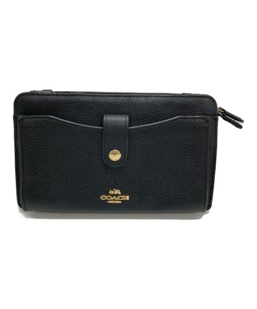 COACH（コーチ）COACH (コーチ) メッセンジャーウィズ ポップアップ ショルダーウォレット ブラック サイズ:-の古着・服飾アイテム