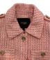 中古・古着 maje (マージュ) Sleeveless tweed jacket ピンク サイズ:36：11000円