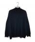 s'yte (サイト) 7G BULKY WOOL DAMAGE V NECK PULLOVER ブラック サイズ:3：18000円