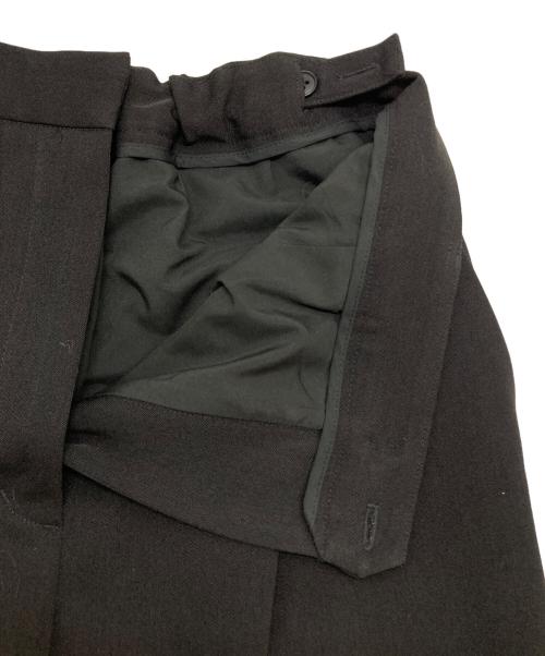 CLANE（クラネ）CLANE (クラネ) 2WAY TUCK STRAIGHT PANTS ブラック サイズ:2の古着・服飾アイテム