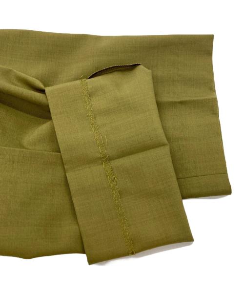 TOGA VIRILIS（トーガ ビリリース）TOGA VIRILIS (トーガ ビリリース) SUITING WOOL PANTS カーキ サイズ:46の古着・服飾アイテム
