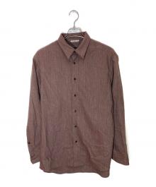 AURALEE（オーラリー）の古着「WOOL LINEN TWILL SHIRTS」｜ブラウン