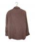 AURALEE (オーラリー) WOOL LINEN TWILL SHIRTS ブラウン サイズ:SIZE 3：17000円
