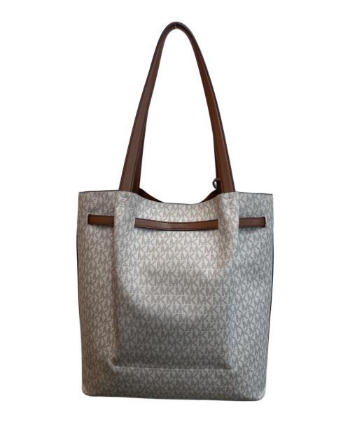 MICHAEL KORS（マイケル・コース）MICHAEL KORS (マイケル・コース) CARSON NS トート ラージ ホワイト サイズ:-の古着・服飾アイテム