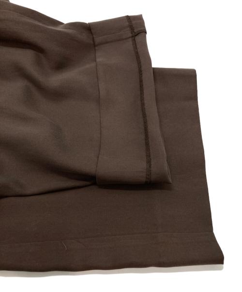 BALLSEY（ボールジィ）BALLSEY (ボールジィ) セルロースツイル サイドアジャストオールインワン ブラウン サイズ:34の古着・服飾アイテム