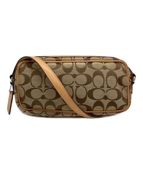 COACH（コーチ）COACH (コーチ) ショルダーバッグ ブラウン×ベージュ サイズ:-の古着・服飾アイテム