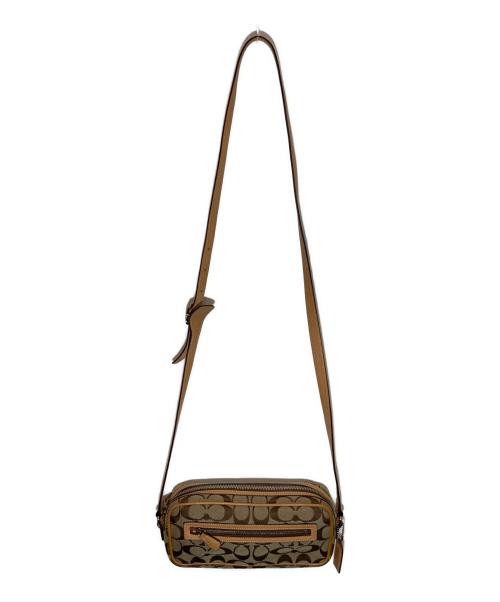 COACH（コーチ）COACH (コーチ) ショルダーバッグ ブラウン×ベージュ サイズ:-の古着・服飾アイテム