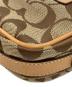 中古・古着 COACH (コーチ) ショルダーバッグ ブラウン×ベージュ サイズ:-：6000円